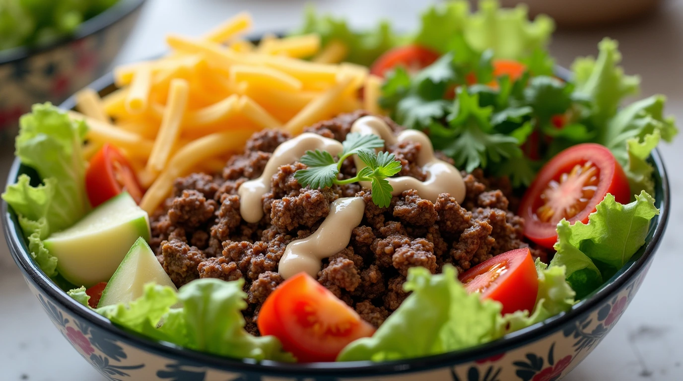 burger bowl recipe