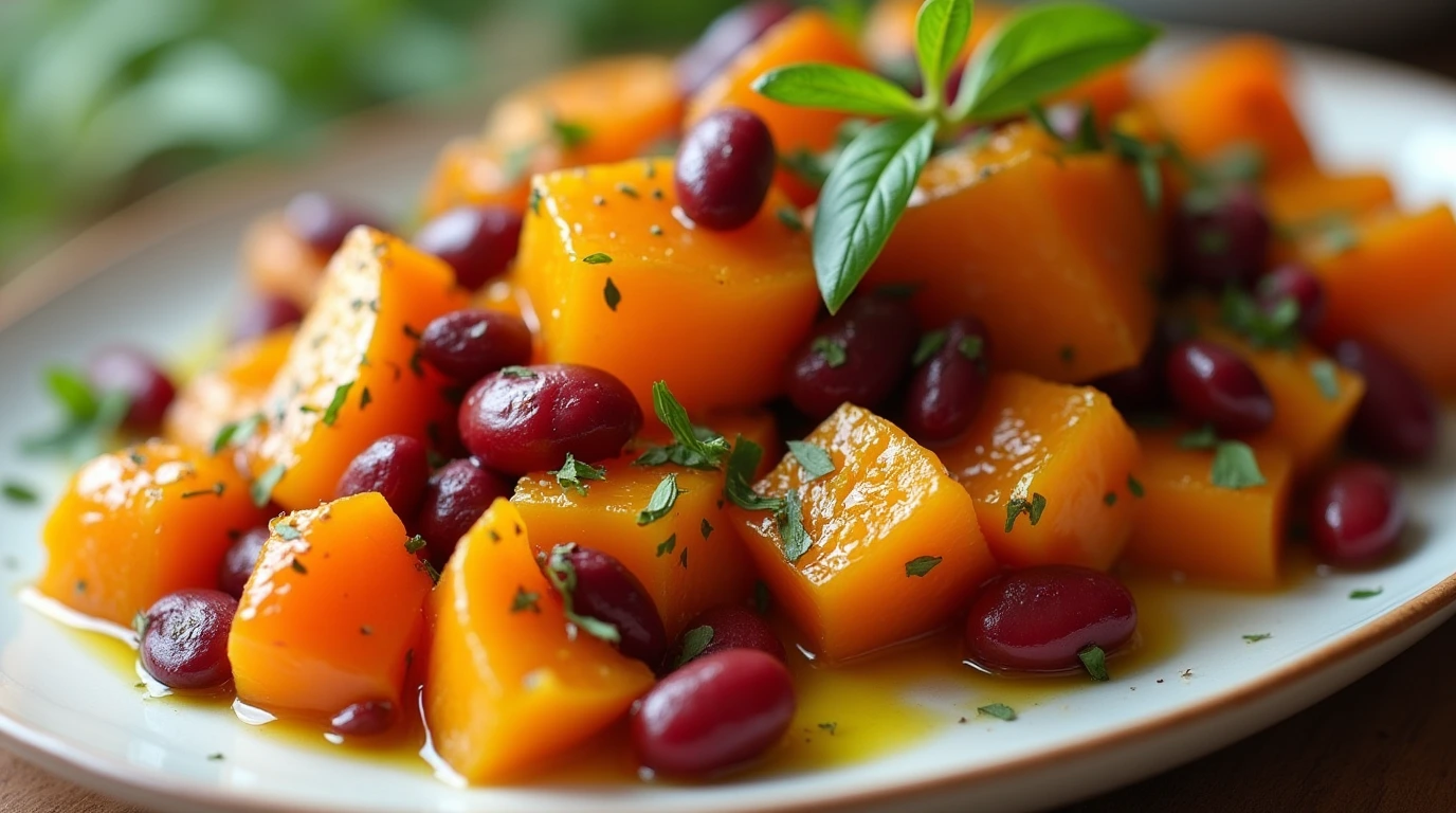 recipe squash and kidney beans