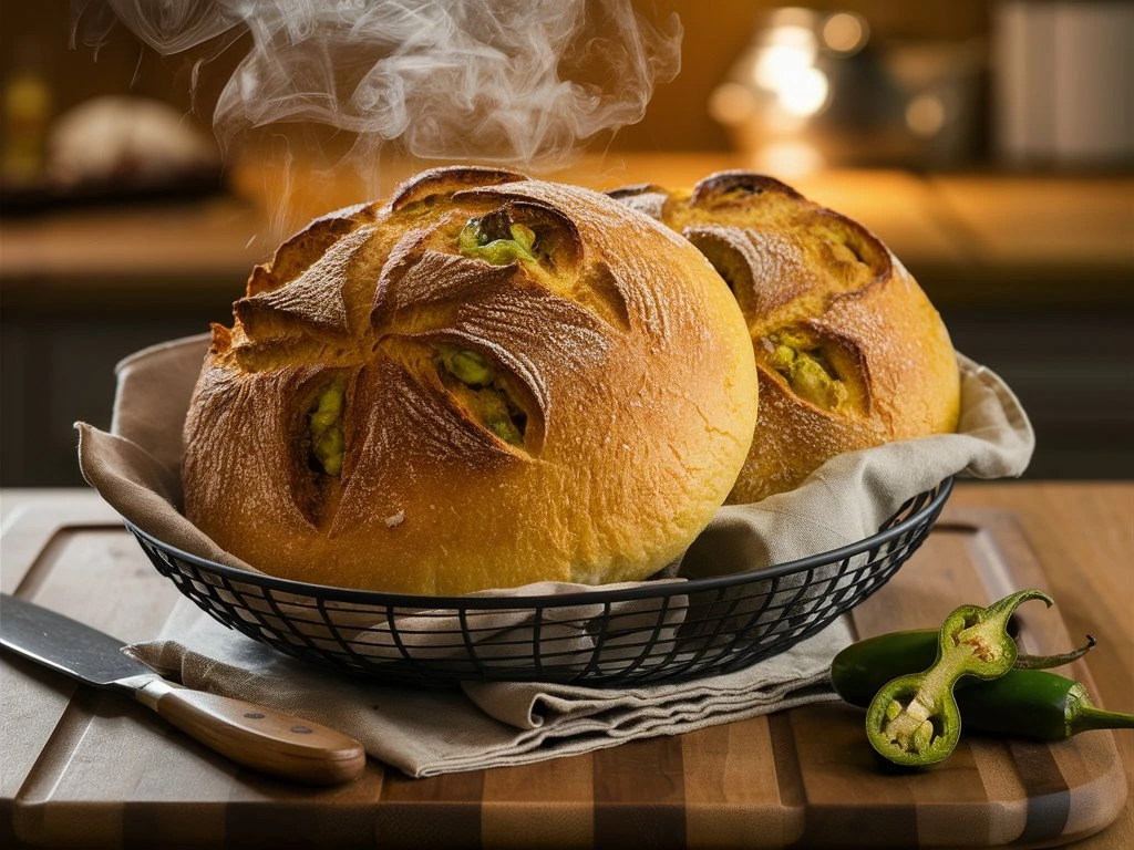 vegan jalapeno cheese artisan bread recipe